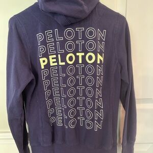 Peloton Putple and Yellow Graphic Hoodie
